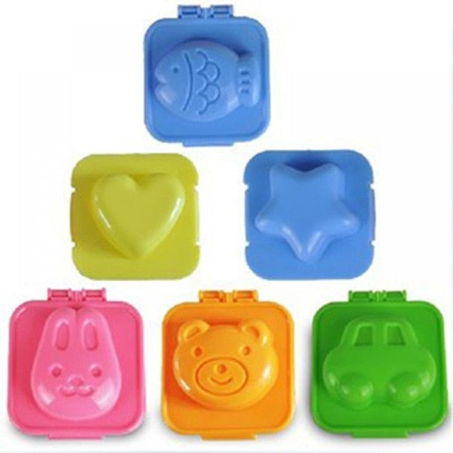 Wholesale Fish Shape Cartoon Cute Boil Egg Sushi Rice Decorating Mold 