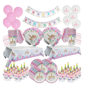 Unicorn Party Popcorn Boxes - Birthday Decoration Supplies