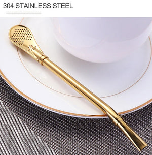 4pcs Stainless Steel Yerba Mate Straw Set