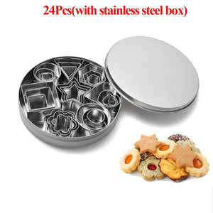 Stainless Steel Fondant Mould Cookie Cutter Set