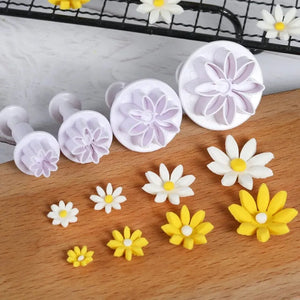 Wedding Daisy Flower Cookie Cutter Set - Baking Delight