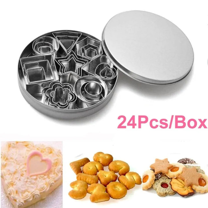 Stainless Steel Fondant Mould Cookie Cutter Set