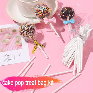 Golden Lollipop Stick Cake Pop Kit