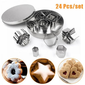 Stainless Steel Fondant Mould Cookie Cutter Set