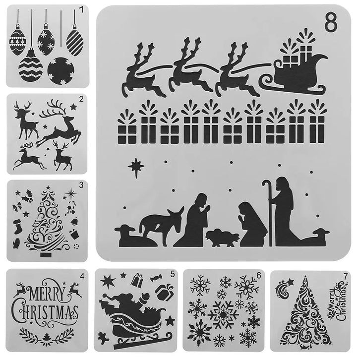 Festive Flair: Christmas Cake Stencils