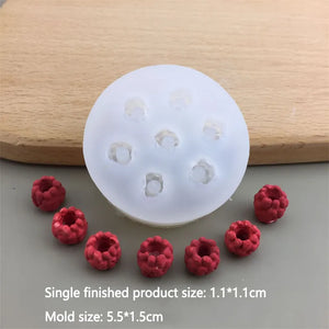 3D Blueberry Raspberry Silicone Cake Mold