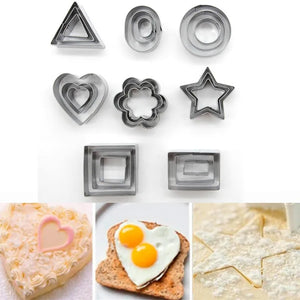 Stainless Steel Fondant Mould Cookie Cutter Set