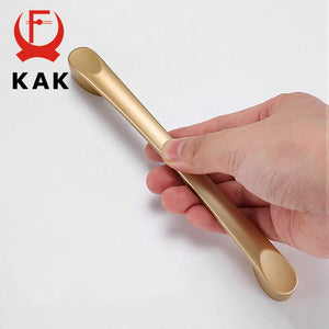 KAK European Style Matte Gold Cabinet Handles