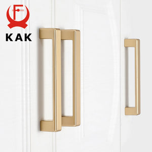 KAK European Style Matte Gold Cabinet Handles