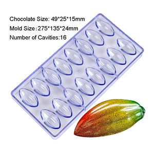 Polycarbonate Chocolate Flowers Mold