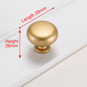 KAK European Style Matte Gold Cabinet Handles