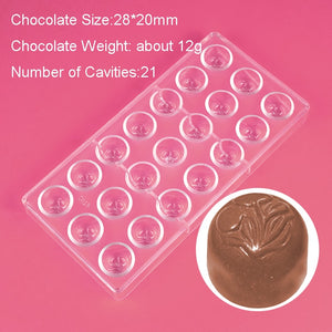 Polycarbonate Chocolate Flowers Mold