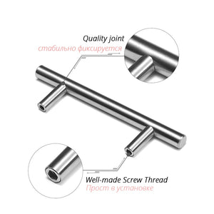 20pcs Stainless Steel T Bar Cabinet Knobs and Handles