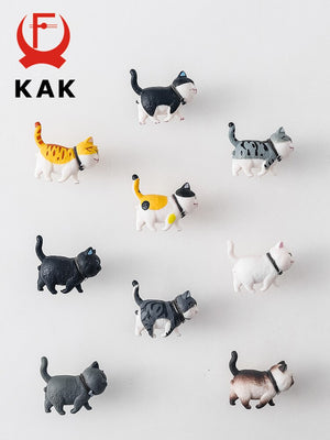 KAK Cat-Shaped Drawer Knobs and Wall Hooks