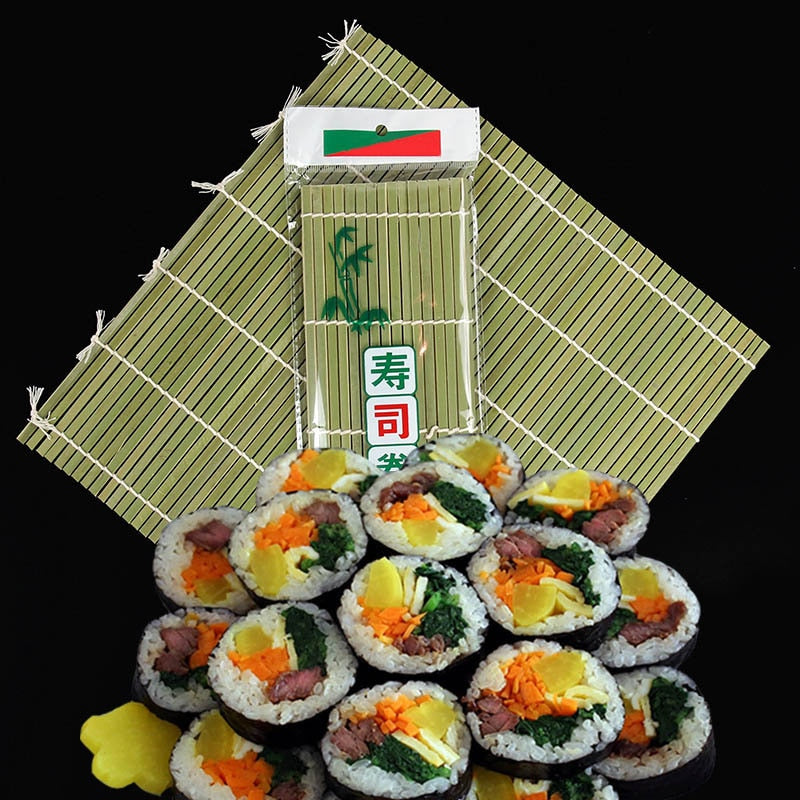 SUSHI MAT BAMBOO 27CM X 27CM (100 Mats)