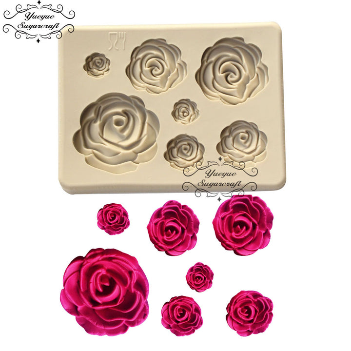 Rose Flower Silicone Mold - Add Floral Elegance to Your Creations